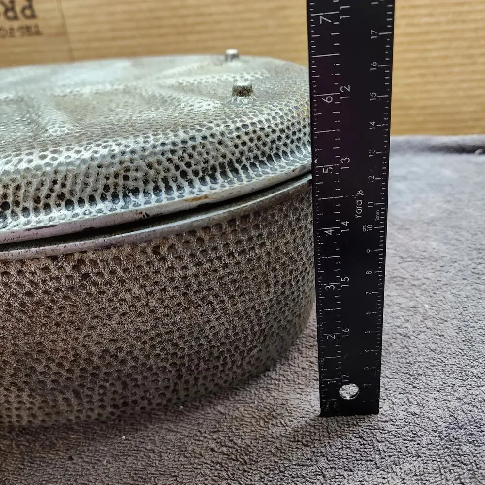 Vintage hammered roaster HomeWare HAB Co. Ohio pot with lid and insert U